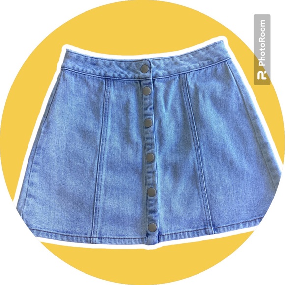 Bullhead Denim Mini Skirt SZ 27 - Picture 2 of 7